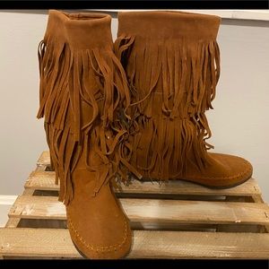 Rampage Fringe Boots